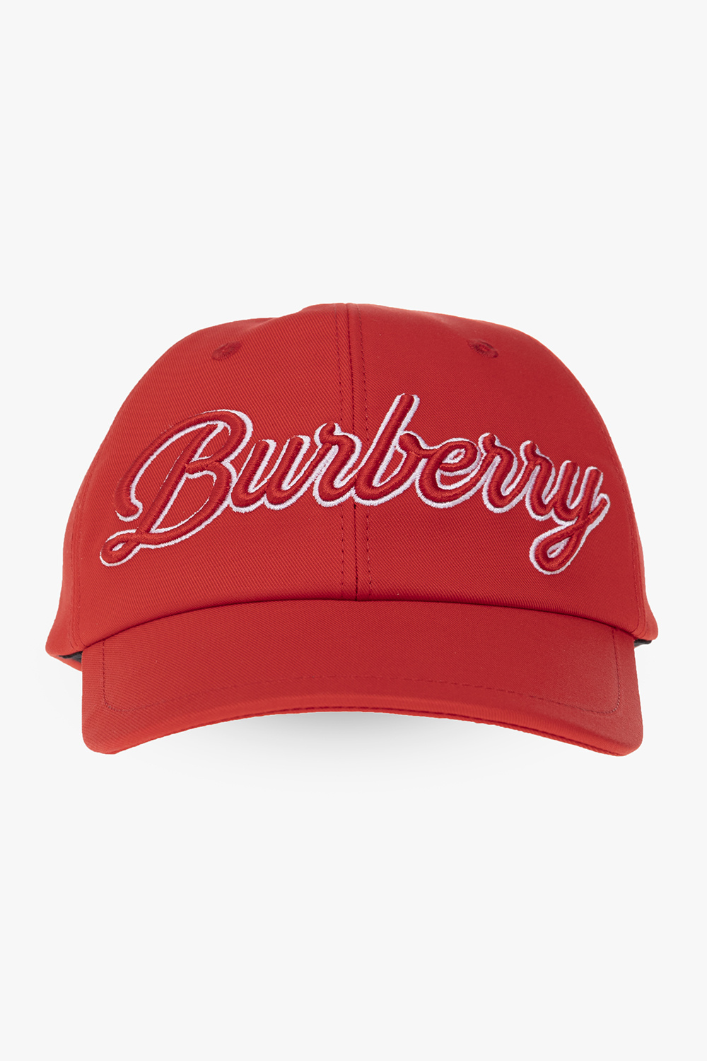 Red Baseball cap Burberry Kids IetpShops Netherlands burberry spring 2019 london fashion week riccardo tisci debut